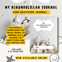 Load image into Gallery viewer, My Alhamdulillah Gratitude Journal: Masjid/Mosque Domes and Minarets | 110 Pages, 8.5" x 11"
