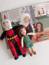 Load image into Gallery viewer, Palestine Crochet Dolls | Sitti&#39;s Olive Trees
