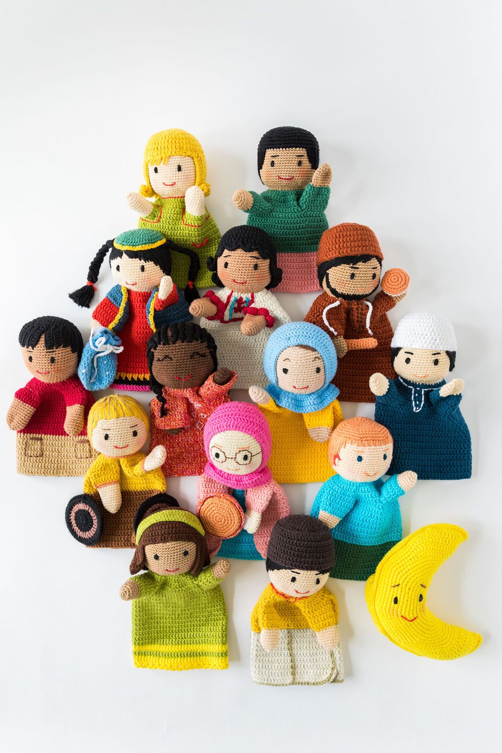 Ramadan Crochet Hand Puppets | Full Set